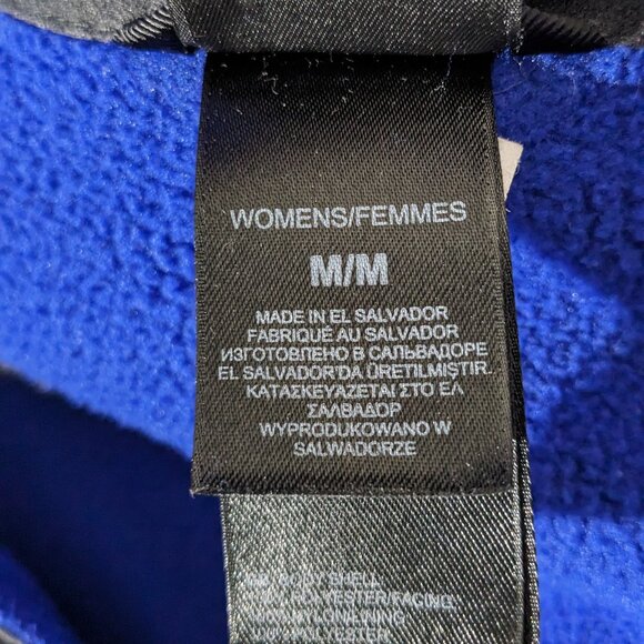 The North Face Sweatshirt Coat Fleece Full Zip Jacket Size Medium Purple/Blue - Picture 9 of 10